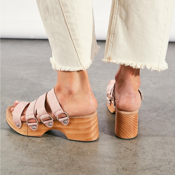 NWOB Free People Virgo Switchback Clog Sandals 41 10.5 - Picture 2 of 8